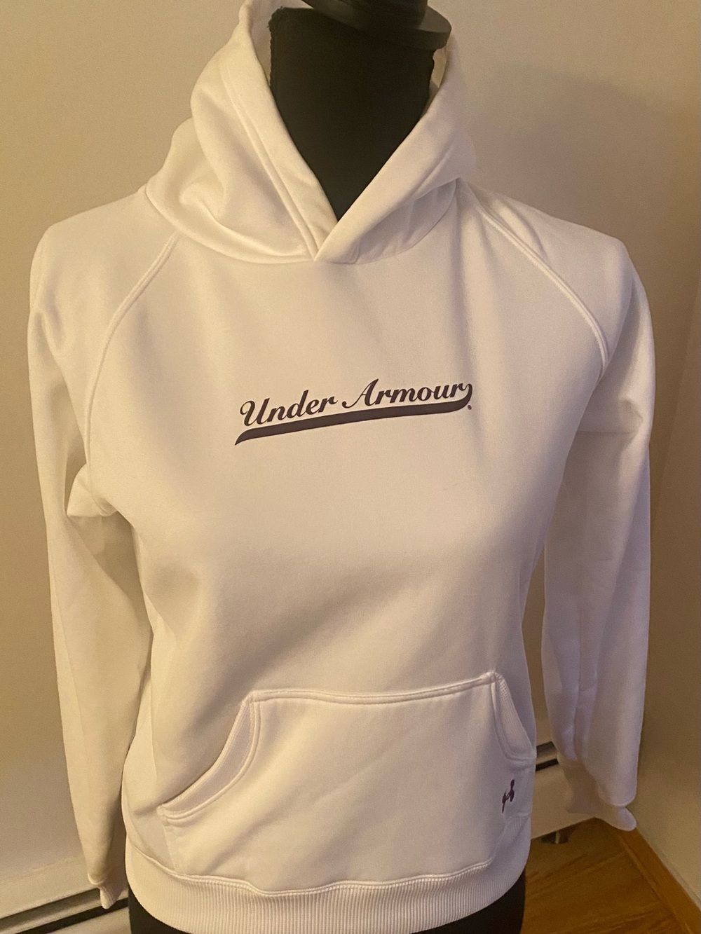 Under Armour White Women's Hoodie with Script Logo